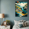 Coastal Village Bedroom Demo