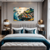Coastal Village Bedroom Demo