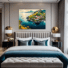 Coastal Village Bedroom Demo