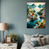 Coastal Village Bedroom Demo