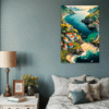 Coastal Village Bedroom Demo