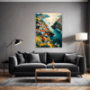 Coastal Village Living Room Demo