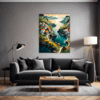 Coastal Village Living Room Demo