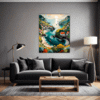 Coastal Village Living Room Demo