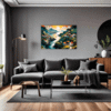 Coastal Village Living Room Demo