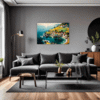 Coastal Village Living Room Demo
