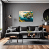 Coastal Village Living Room Demo