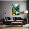 Coastal Village Living Room Demo