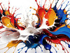 Abstract Color Exploration Color Field Painting Print