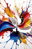 Abstract Color Exploration Color Field Painting Print