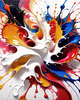Abstract Color Exploration Color Field Painting Print