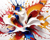 Abstract Color Exploration Color Field Painting Print