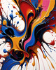 Colorful Abstract Color Exploration Color Field Print
