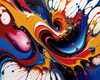 Colorful Abstract Color Exploration Color Field Print