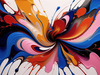 Color Field Exploration Abstract Canvas Art Print