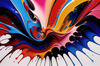 Color Field Exploration Abstract Canvas Art Print