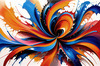 Immersive Abstract Color Exploration Color Field Art Print