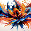Immersive Abstract Color Exploration Color Field Art Print
