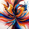 Immersive Abstract Color Exploration Color Field Art Print