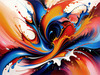 Immersive Abstract Color Exploration Color Field Art Print