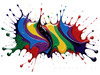 Abstract Color Exploration Print Inspired by Color Field Painting