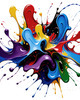 Abstract Color Exploration Print Inspired by Color Field Painting