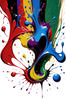 Abstract Color Exploration Print Inspired by Color Field Painting