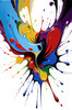 Abstract Color Exploration Print Inspired by Color Field Painting