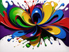Color Field Harmony Abstract Exploration Art Print
