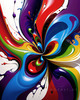 Color Field Harmony Abstract Exploration Art Print
