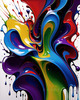 Color Field Harmony Abstract Exploration Art Print