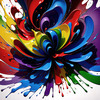 Color Field Harmony Abstract Exploration Art Print