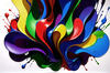 Color Field Harmony Abstract Exploration Art Print