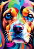 Expressive Beagle Art depicting its colorful sense of smell