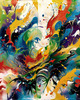 Contemporary Color Field Abstract Art Print - Color Exploration