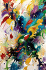 Contemporary Color Field Abstract Art Print - Color Exploration