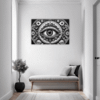 Cosmic Eye Clock Hallway Demo