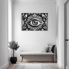 Cosmic Eye Clock Hallway Demo