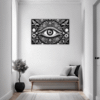 Cosmic Eye Clock Hallway Demo