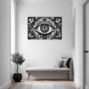 Cosmic Eye Clock Hallway Demo