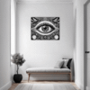 Cosmic Eye Clock Hallway Demo