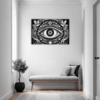 Cosmic Eye Clock Hallway Demo