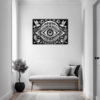 Cosmic Eye Clock Hallway Demo