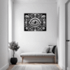 Cosmic Eye Clock Hallway Demo