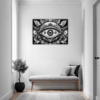 Cosmic Eye Clock Hallway Demo