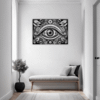 Cosmic Eye Clock Hallway Demo