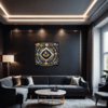 Cosmic Eye Clock Living Room Demo