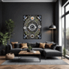 Cosmic Eye Clock Living Room Demo
