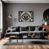 Cosmic Eye Clock Living Room Demo