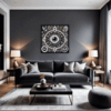 Cosmic Eye Clock Living Room Demo